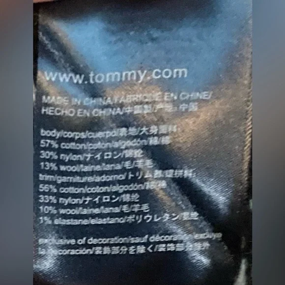 Tommy Hilfiger- Blue and gray men’s zip up sweater size large - Picture 4 of 5